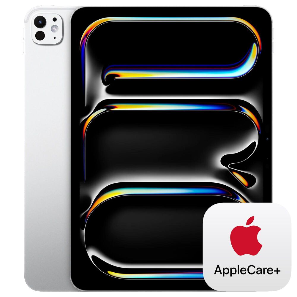 Apple 11" iPad Pro | Apple M5 Chip - Wi-Fi 256GB with Standard Glass in Silver (latest Model) and 2-Year AppleCare+, , large