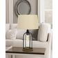 Cal Lighting Ciney Table Lamp in Black and Wood, , large