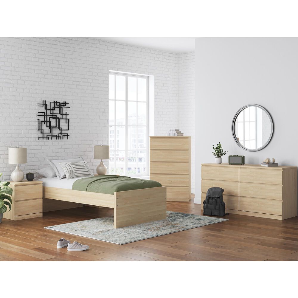 Ashley Onita Twin Platform Bed in Natural, , large