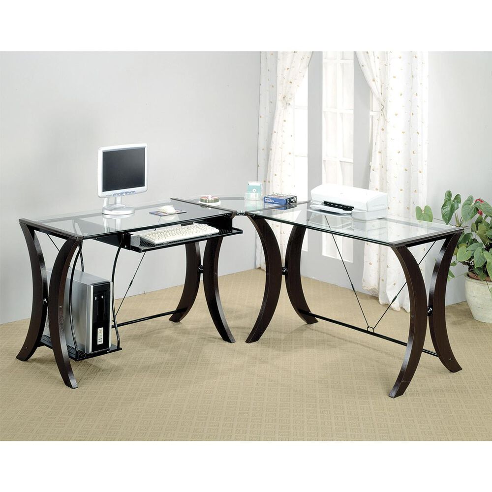 Pacific Landing L-Shape Computer Desk Unit, , large