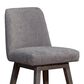 Blue River Amalie Swivel Counter Stool with Mocha Cushion in Grey Oak, , large