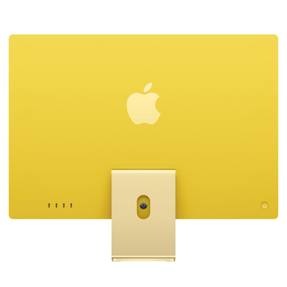 Apple 24-Inch iMac with Retina 4.5K display: Apple M4 Chip with 10-core CPU and 10-core GPU 16GB Unified Memory, 512GB SSD in Yellow &#40;Latest Model&#41;, , large