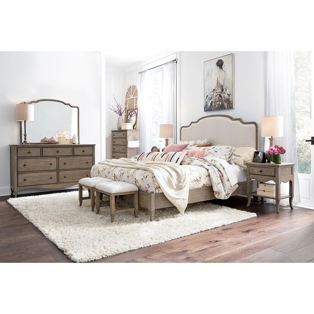 Riva Ridge Provence 7 Drawer Dresser with Mirror in Patine, , large