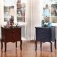 Furniture of America Addison 2-Drawer Nightstand in Blue, , large