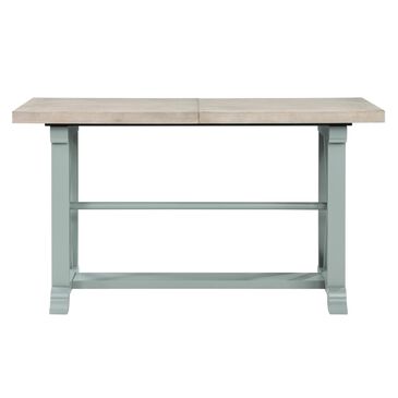 Steve Silver Counter Height Trestle Dining Table in Green, , large