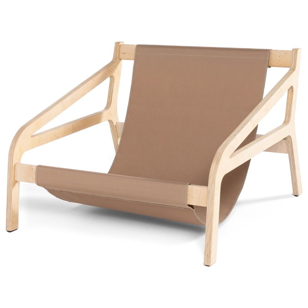 Jaxx Saxx Mondo Fur Bean Bag Lounge Chair in Grey, , large