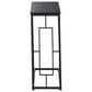 Maple and Jade C-Shaped End Table in Black and Dark Brown, , large