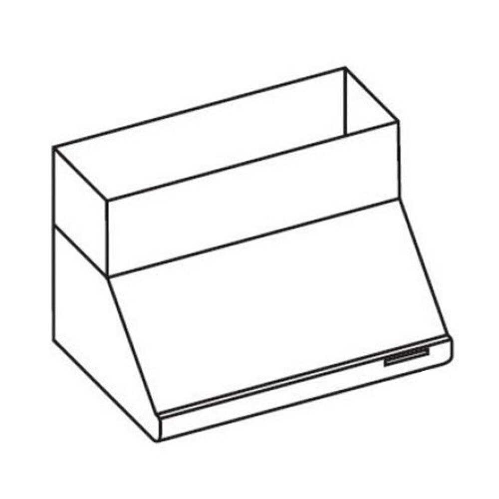 Thermador 6" High Stainless Steel Duct Cover, , large