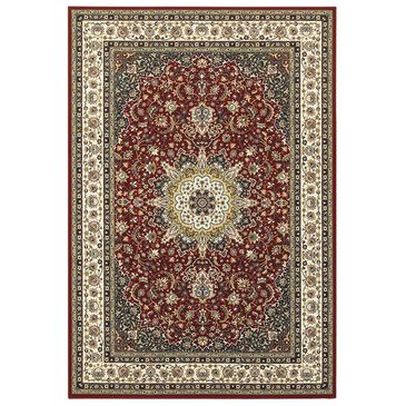 Oriental Weavers Kashan 119N1 9"10" x 12"10" Red Area Rug, , large