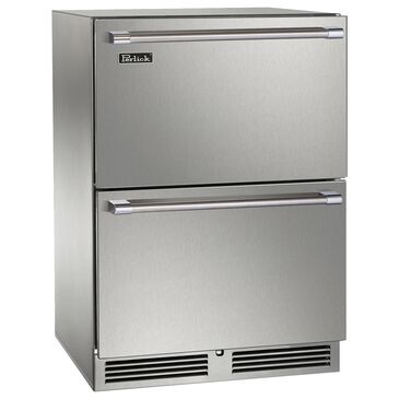 Perlick Indoor Signature Series 5.2 Cu. Ft. Built-In Undercounter Refrigerator Drawers in Stainless Steel, , large