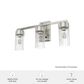 Hunter Gatz 3-Light Vanity in Brushed Nickel, , large