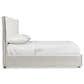 Bernhardt Sawyer King Upholstered Storage Bed in White, , large