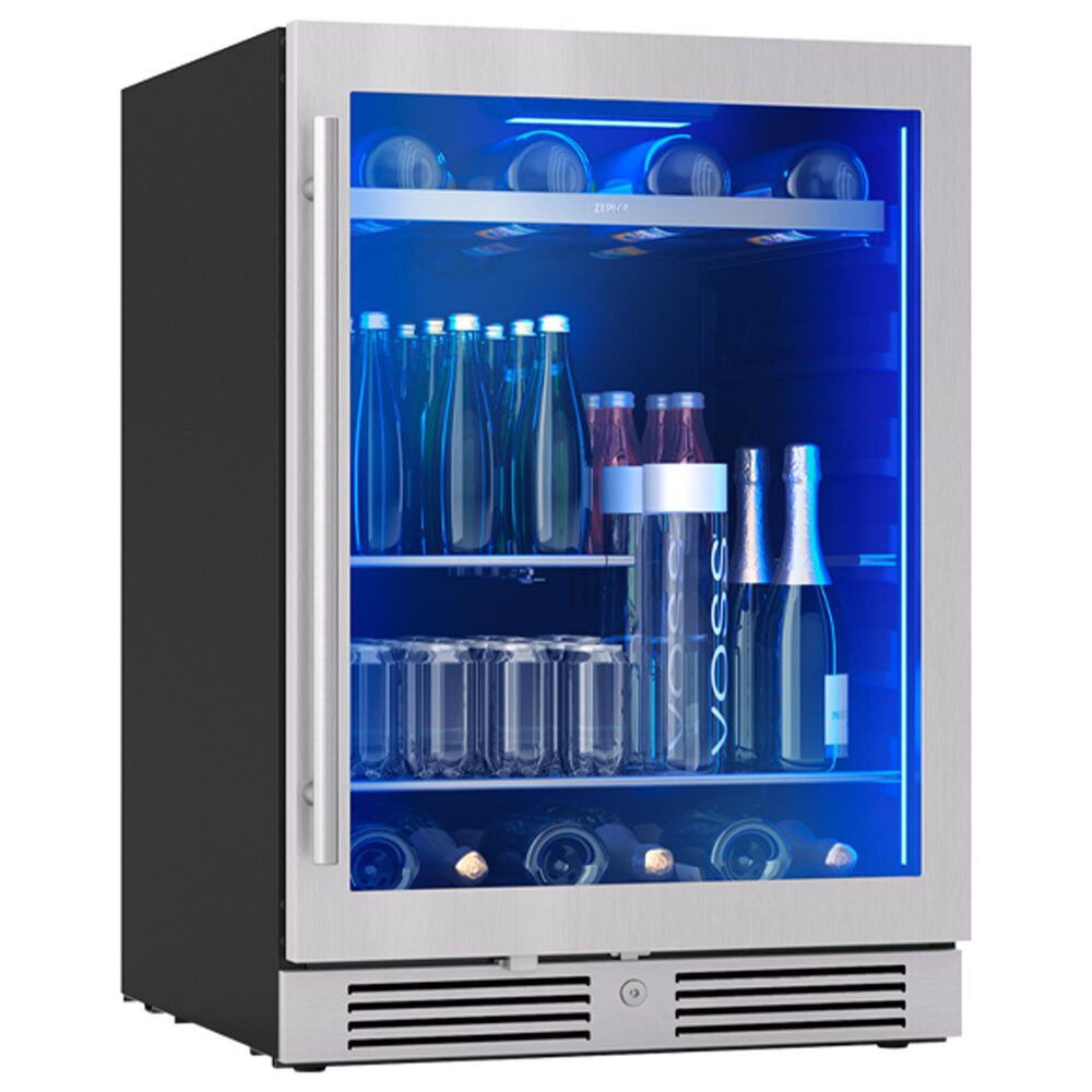Zephyr 5.6 Cu. Ft. Single Zone Beverage Center in Stainless Steel, , large