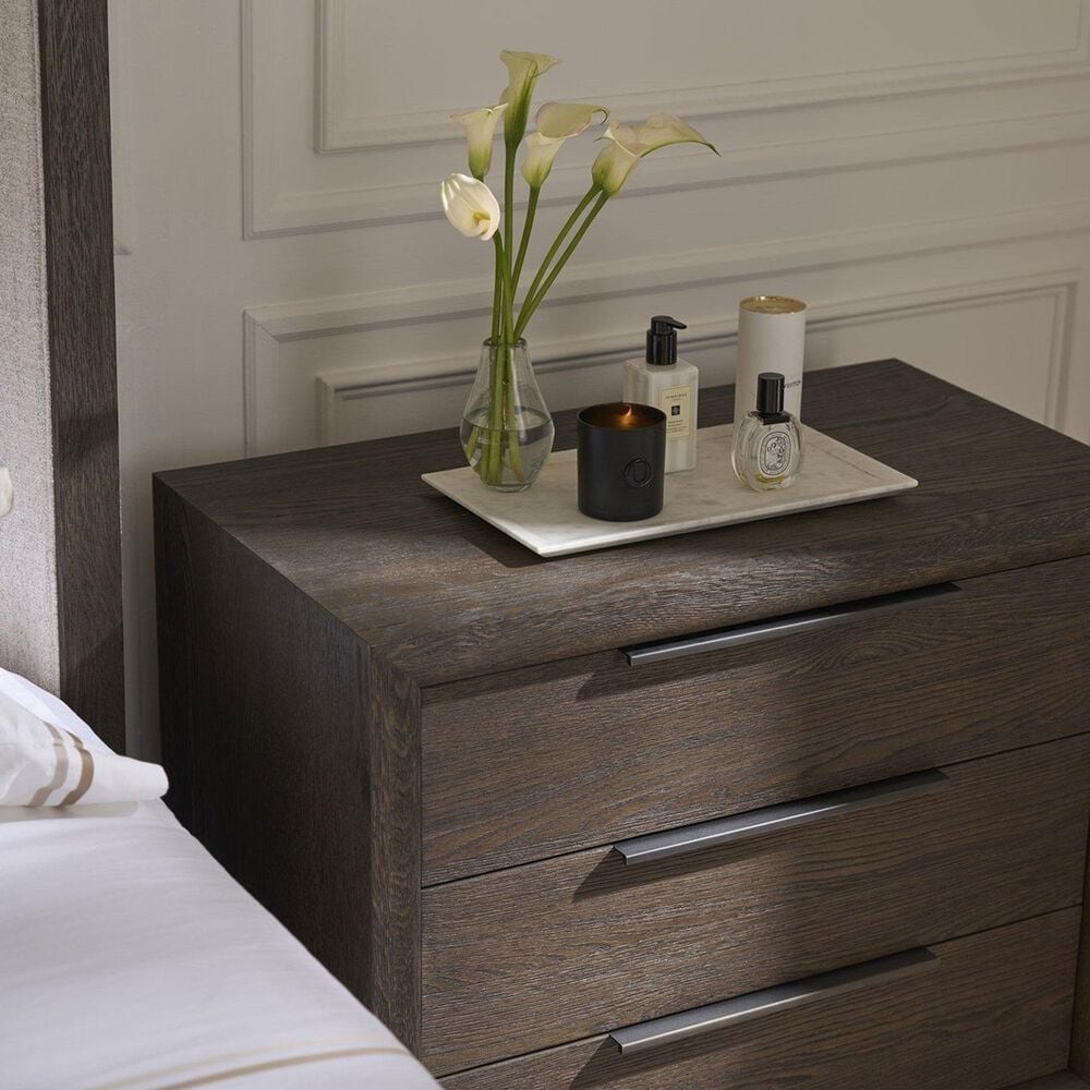 Furniture Worldwide Modern 5 Piece Queen Panel Bedroom Set in Sable with USB Ports, , large