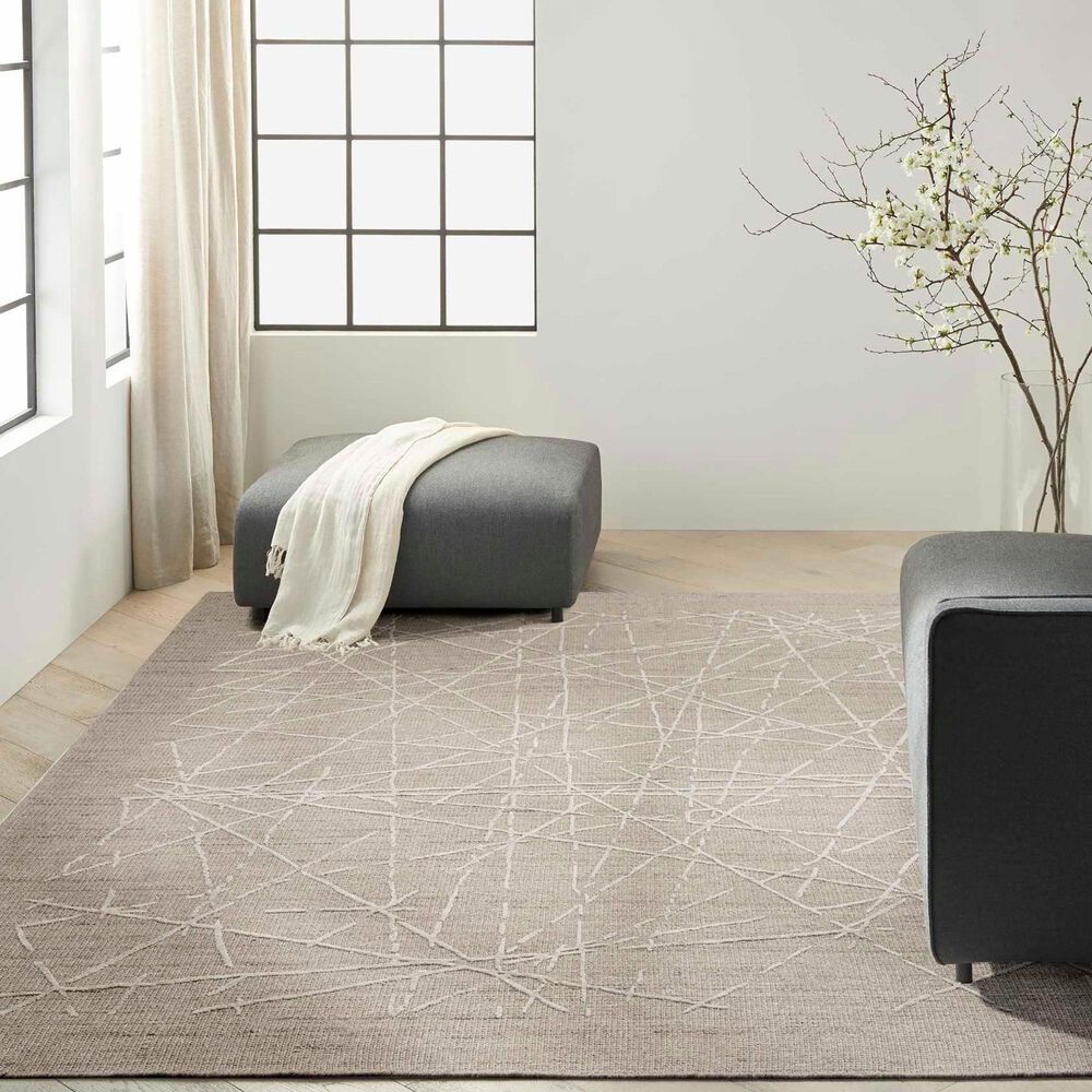 Nourison Wander 8&#39;6&quot; x 11&#39;6&quot; Taupe Area Rug, , large