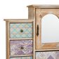 Maple and Jade Vintage Moroccan Jewelry Box in Light Brown, Royal Blue, Yellow, White and Turquoise, , large