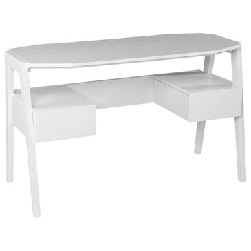 Southern Enterprises Clyden Writing Storage Desk in White, , large