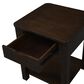 HOMLUX 20" End Table with Drawer in Dark Brown, , large