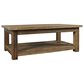 Waltham Reclamation 1-Shelf Coffee Table in Brown, , large