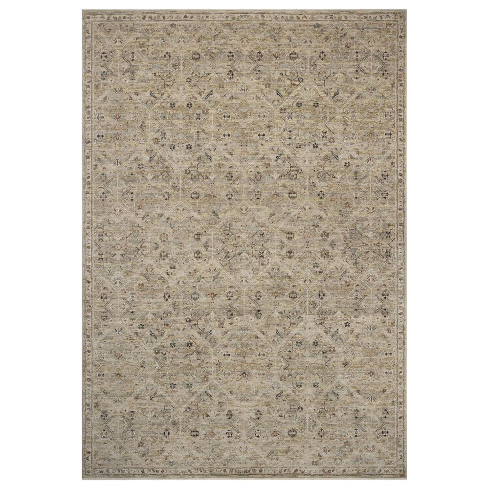 Loloi Briar Silver and Moss 11" Square Area Rug, , large