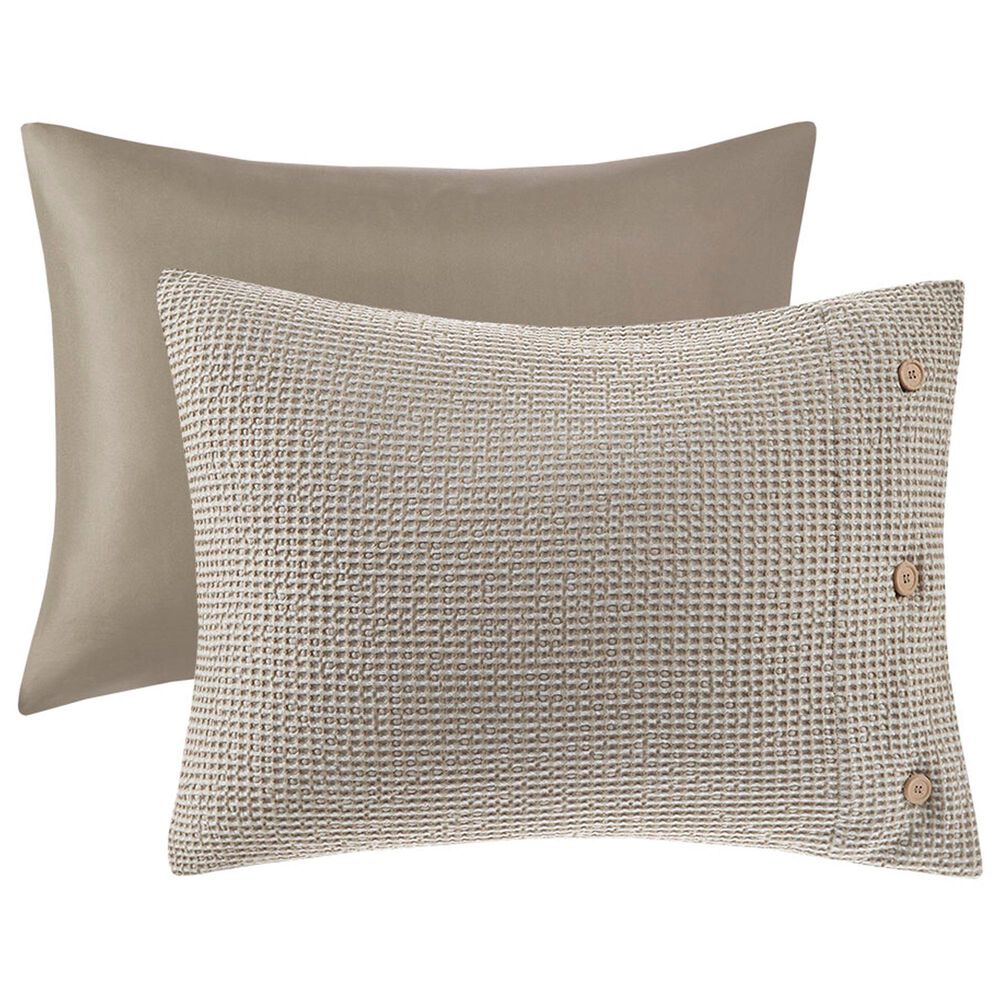 Hampton Park Mara 3-Piece Full/Queen Duvet Cover Set in Taupe, , large