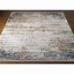 Surya Solar 7"6" x 11"2" Charcoal, Gray, Saffron and White Area Rug, , large