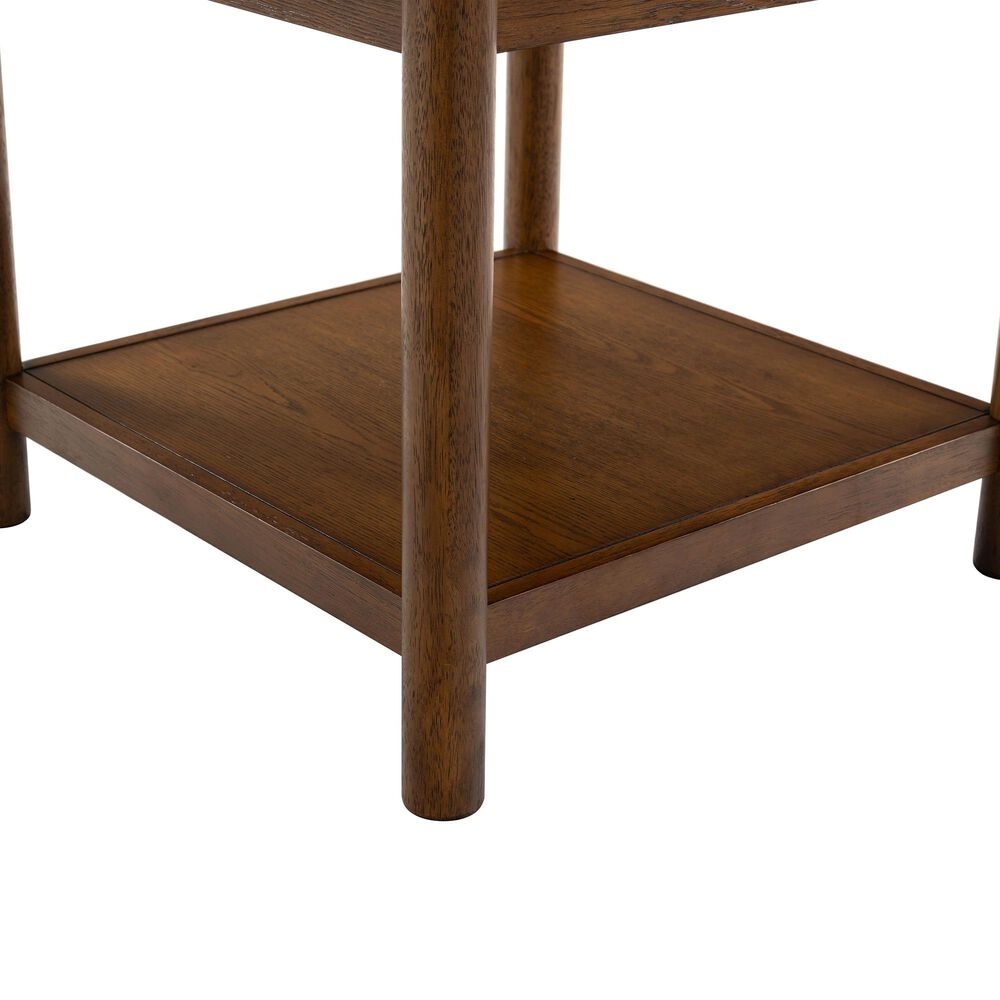 Safavieh Jaylessa 1-Drawer End Table in Medium Oak, , large