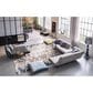 Radici USA Dora 9" x 12" Slate, Gray and Silver Area Rug, , large