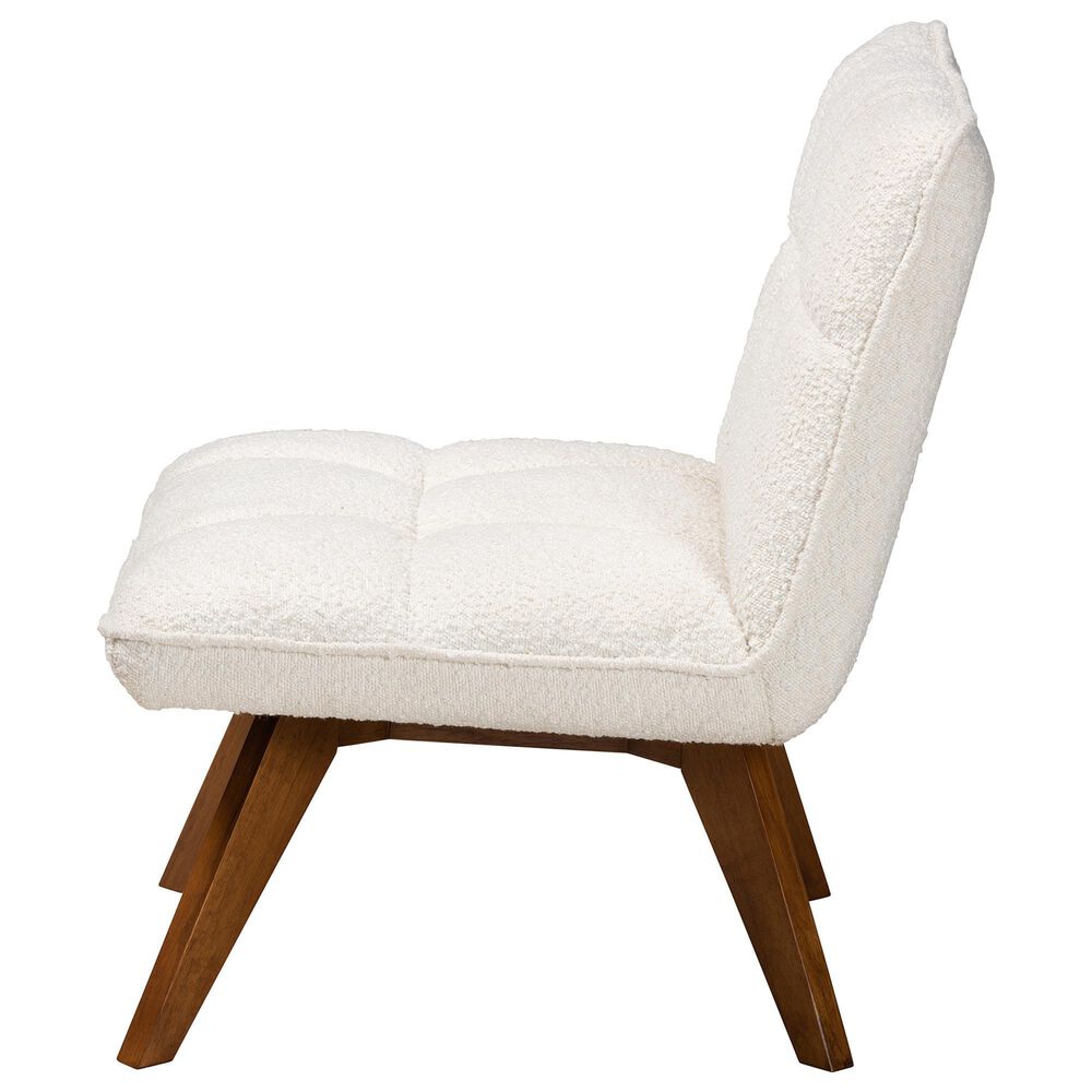 Baxton Studio Darielle Accent Chair in Cream, , large