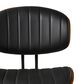 HOMLUX Ergonomic Swivel Office Chair with Vertical Channel-Tufted Cushion in Black, , large
