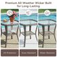 Sunwell Garden Outdoor Side Table in Gray, , large
