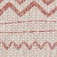 L&R Resources Sun Shower 8" x 10" Beige and Red Indoor/Outdoor Area Rug, , large