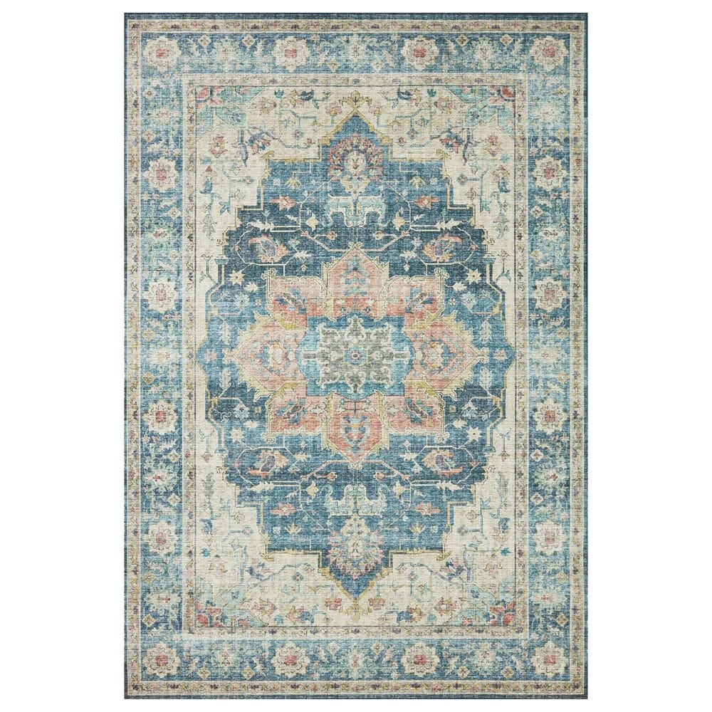 Loloi Skye 2"6" x 10" Ocean and Multicolor Runner, , large