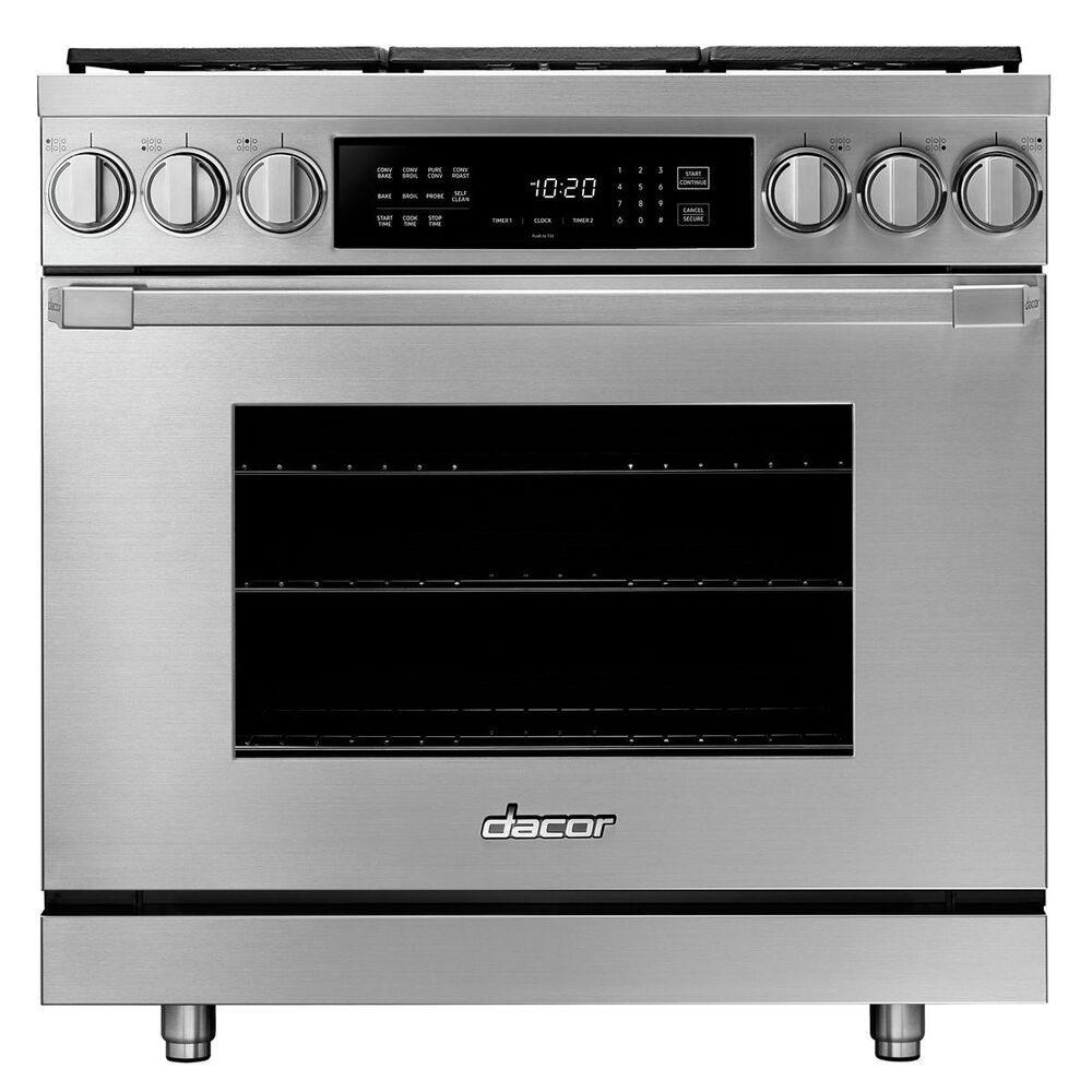 Dacor 36" Heritage Dual Fuel Pro Range- Color Match LP, , large