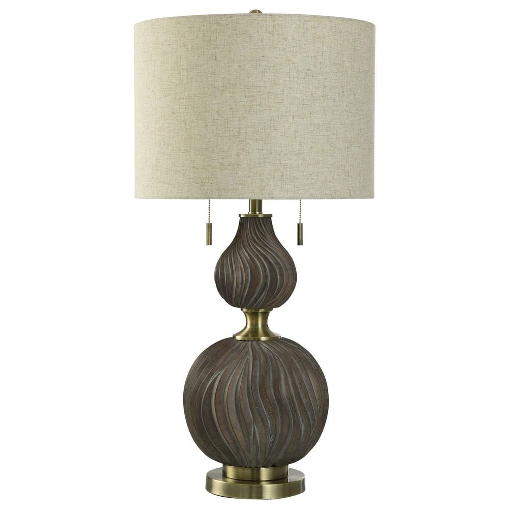 Flair Industries 33" Poly Table Lamp in Chestnut, , large
