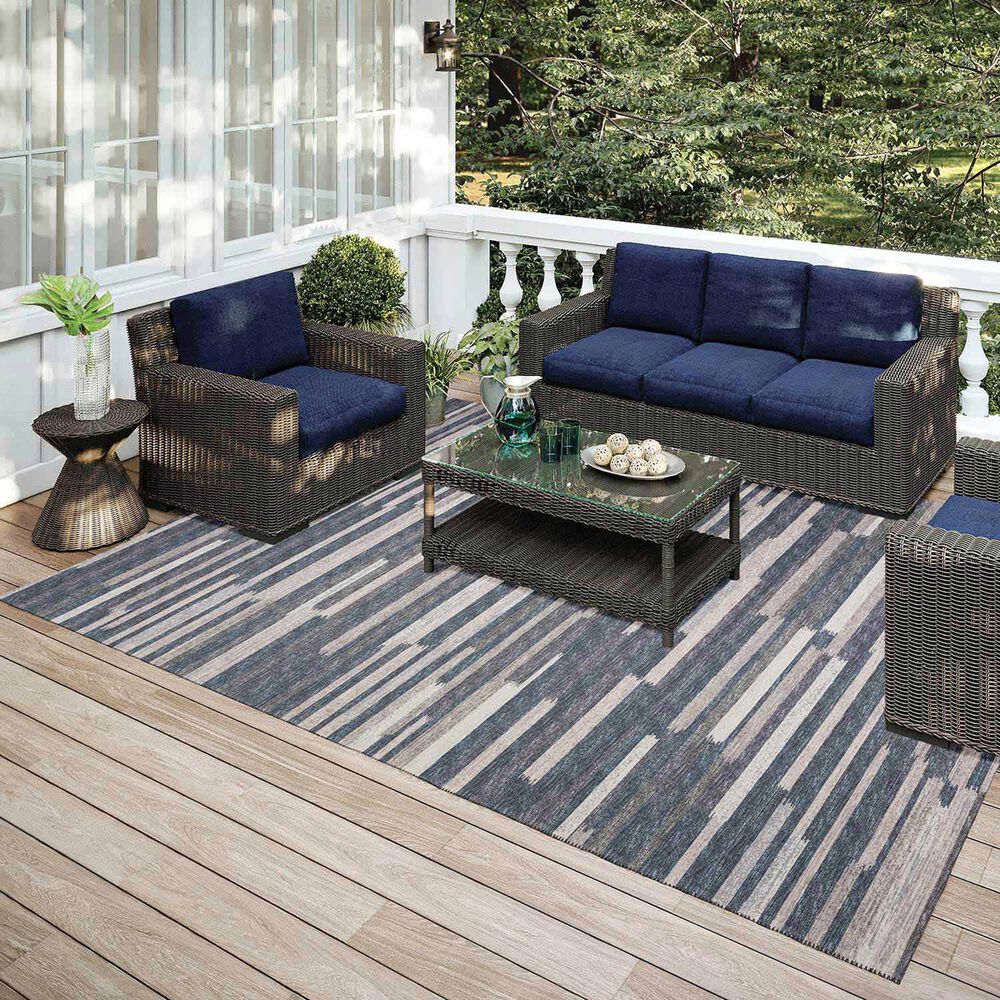 Dalyn Rug Company Sedona 5&#39; x 7&#39;6&quot; Slate Indoor/Outdoor Area Performance Rug, , large