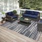 Dalyn Rug Company Sedona 5" x 7"6" Slate Indoor/Outdoor Area Performance Rug, , large