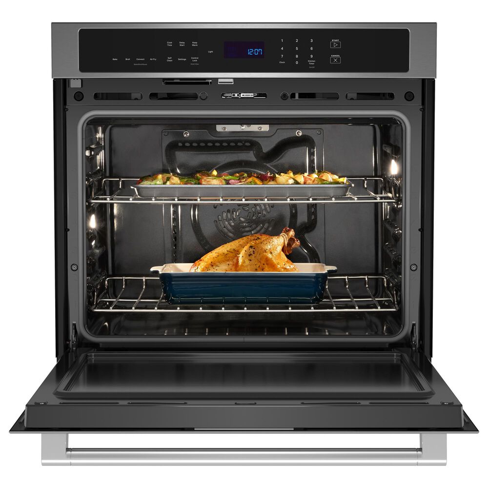 Maytag 30&quot; Single Wall Oven with Air Fry and Basket in Fingerprint Resistant Stainless Steel, , large