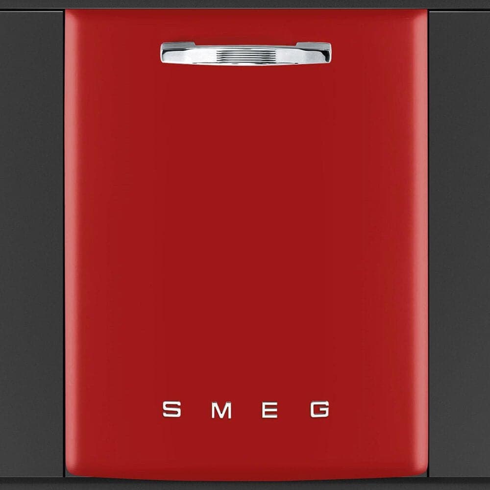 SMEG Retro-Style 24" Built-In Dishwasher in Red, , large