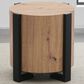 Steve Silver Furniture Darcie End Table in Natural and Black, , large