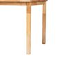 Baxton Studio Eveline Dining Table in Natural Brown - Table Only, , large