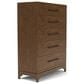 Riverside Furniture Calhoun 5-Drawer Chest in Whiskey Oak, , large