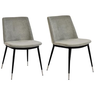 Tov Furniture Evora Dining Chair in Grey (Set of 2), , large