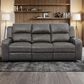 Oxford Furniture Power Reclining Sofa with Power Headrest and Drop Down Table in Cowboy Granite, , large