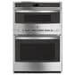 GE Profile 2-Piece Kitchen Package with Stainless Steel 30" Built-In Combination Convection Wall Oven and 36" Electric Cooktop in Black, , large