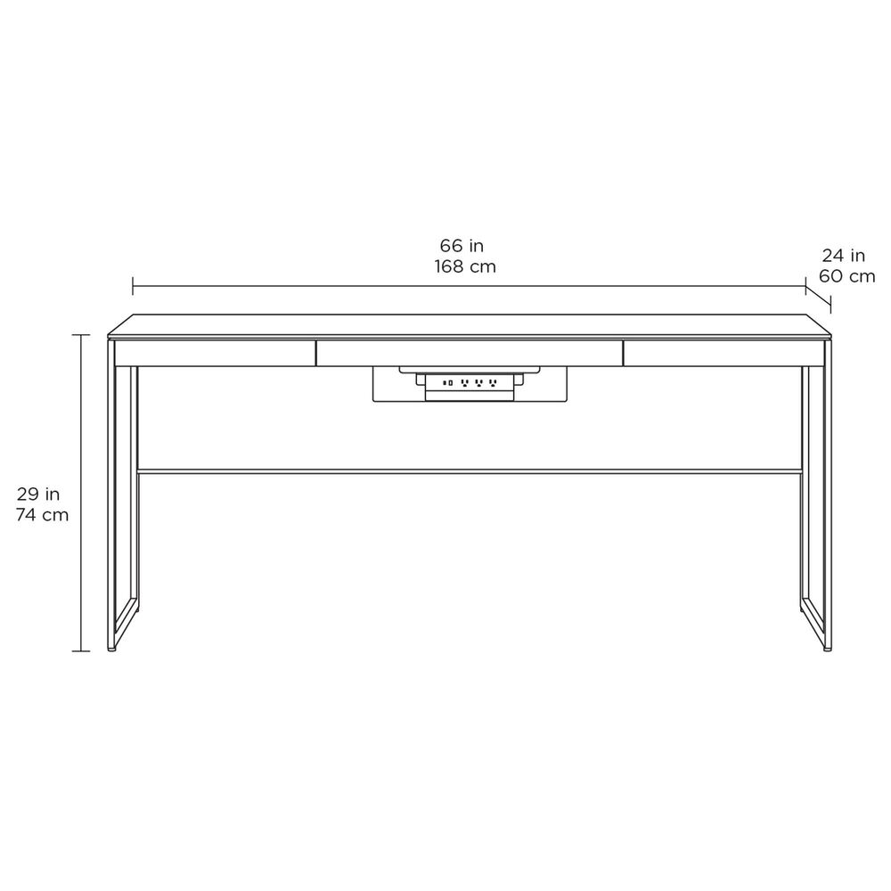 BDI Sequel Studio Computer Desk in Neo Oak and Bronze, , large