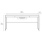 BDI Sequel Studio Computer Desk in Neo Oak and Bronze, , large