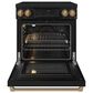 Thor Kitchen Gordon Ramsay 4.8 Cu. Ft. Professional Induction Range with Bronze Handle Kit in Black, , large