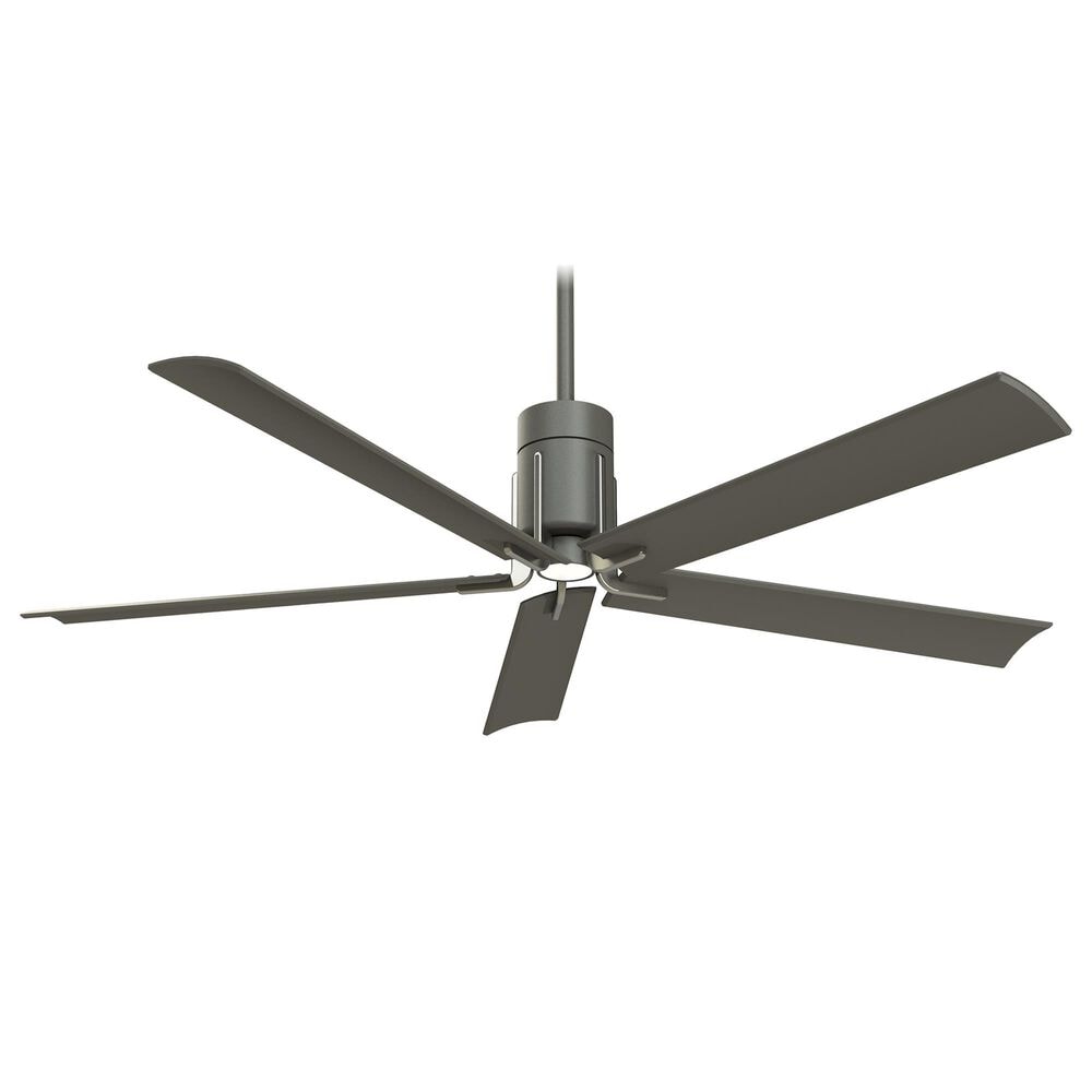 Minka-Aire Clean 60" Ceiling Fan with LED Light in Grey Iron and Brushed Nickel, , large