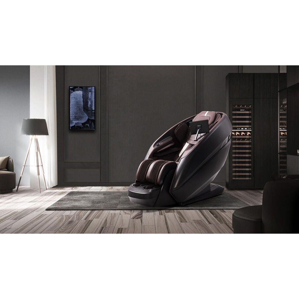 Lifetrend Luxe 4D Dual Core Zero Gravity Massage Chair in Expresso Brown, , large
